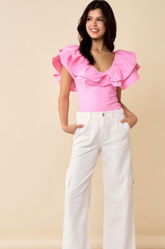 Jessica Bodysuit in Pink