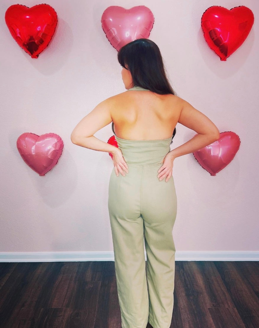 Diana Jumpsuit in Olive