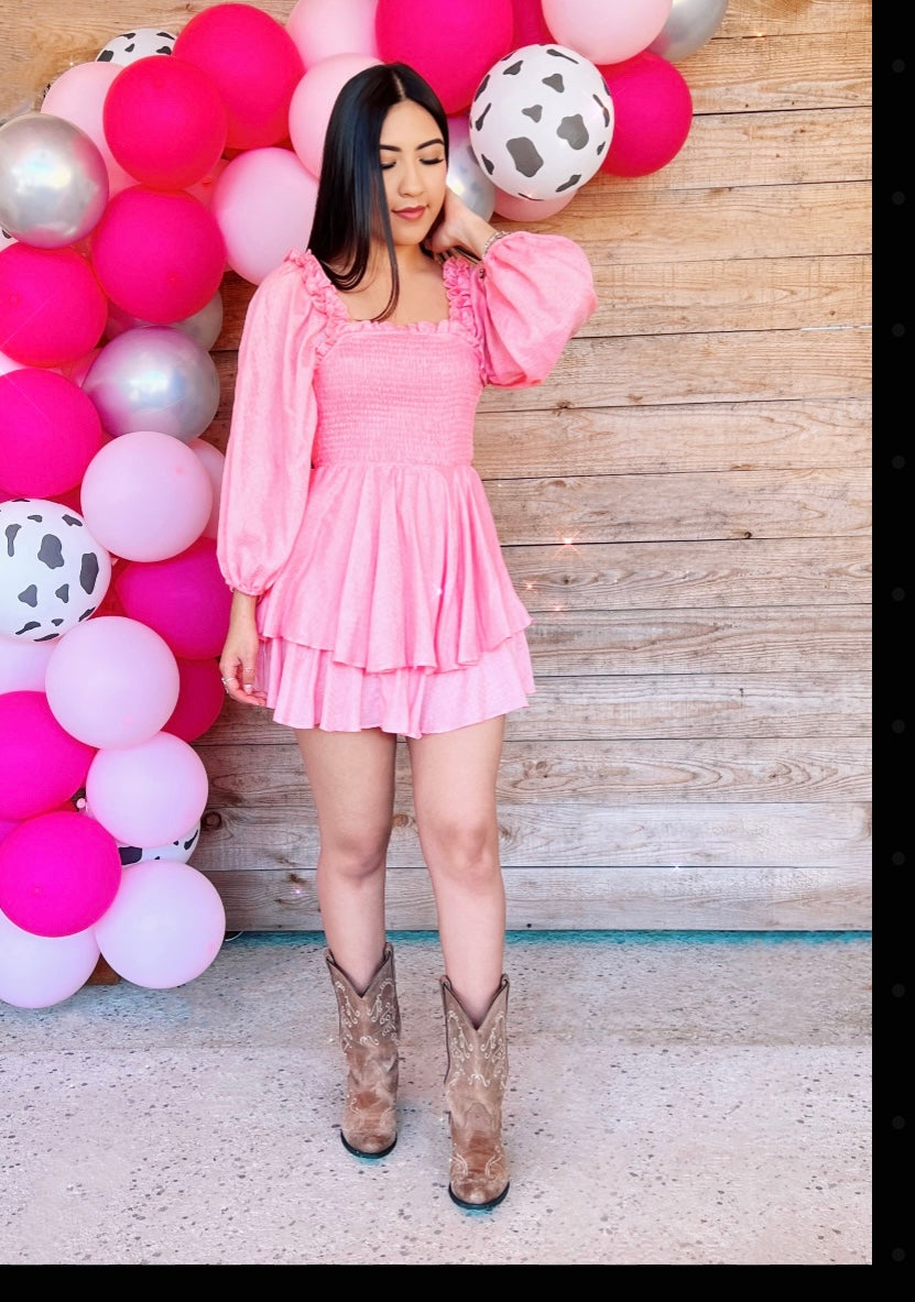 Vanessa Romper in Pink